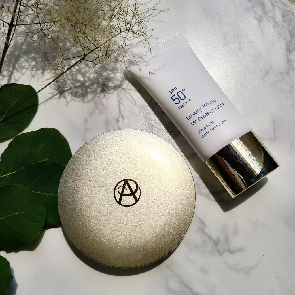 ラグジュアリーホワイト WプロテクトUVプラス/アンプルール/日焼け止めミルクを使ったクチコミ（1枚目）