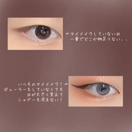 スキルレスライナー/LUMIURGLAS/リキッドアイライナーを使ったクチコミ(3枚目)