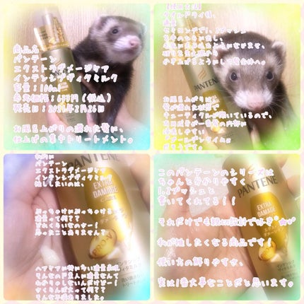 エクストラダメージケア インテンシブ ヴィタミルク 洗い流さないトリートメント /パンテーン/アウトバストリートメントを使ったクチコミ(7枚目)