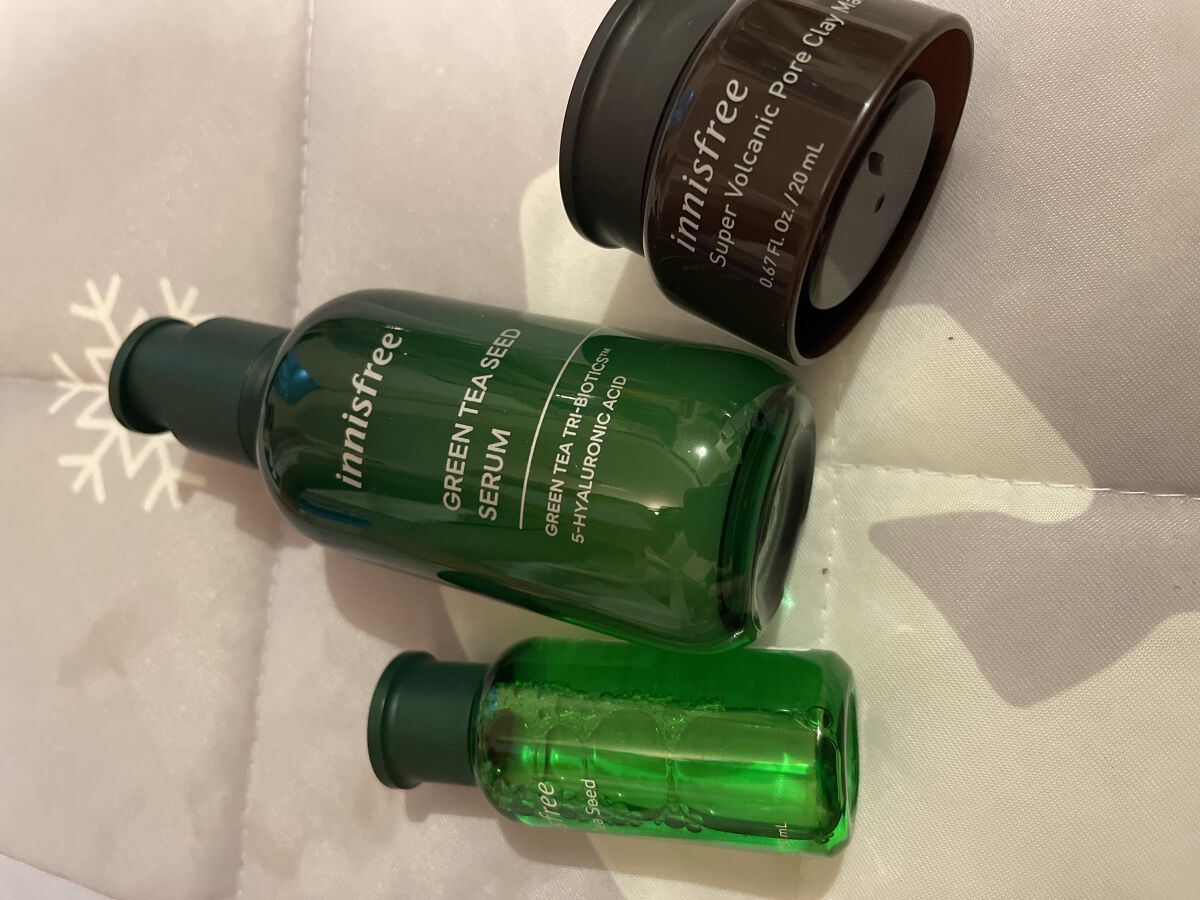 グリーンティーシード セラム N/innisfree/美容液を使ったクチコミ（2枚目）