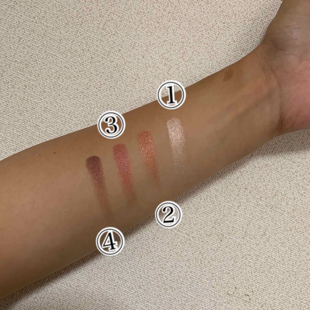 シルキースフレアイズ/キャンメイク/アイシャドウパレットを使ったクチコミ(3枚目)