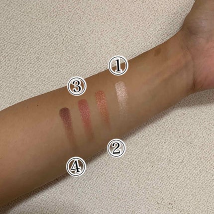 シルキースフレアイズ/キャンメイク/アイシャドウパレットを使ったクチコミ(3枚目)