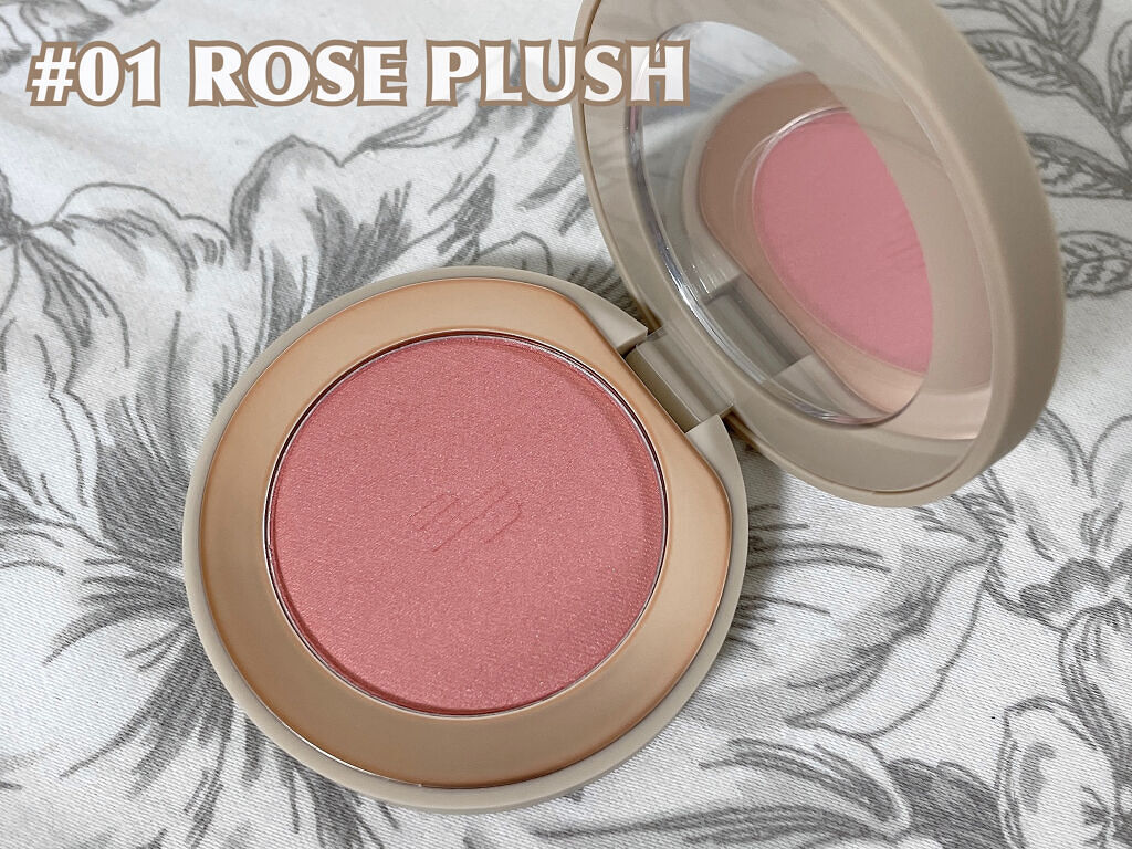 ドットオンムード グロウブラッシュ/Heart Percent/パウダーチークを使ったクチコミ（2枚目）