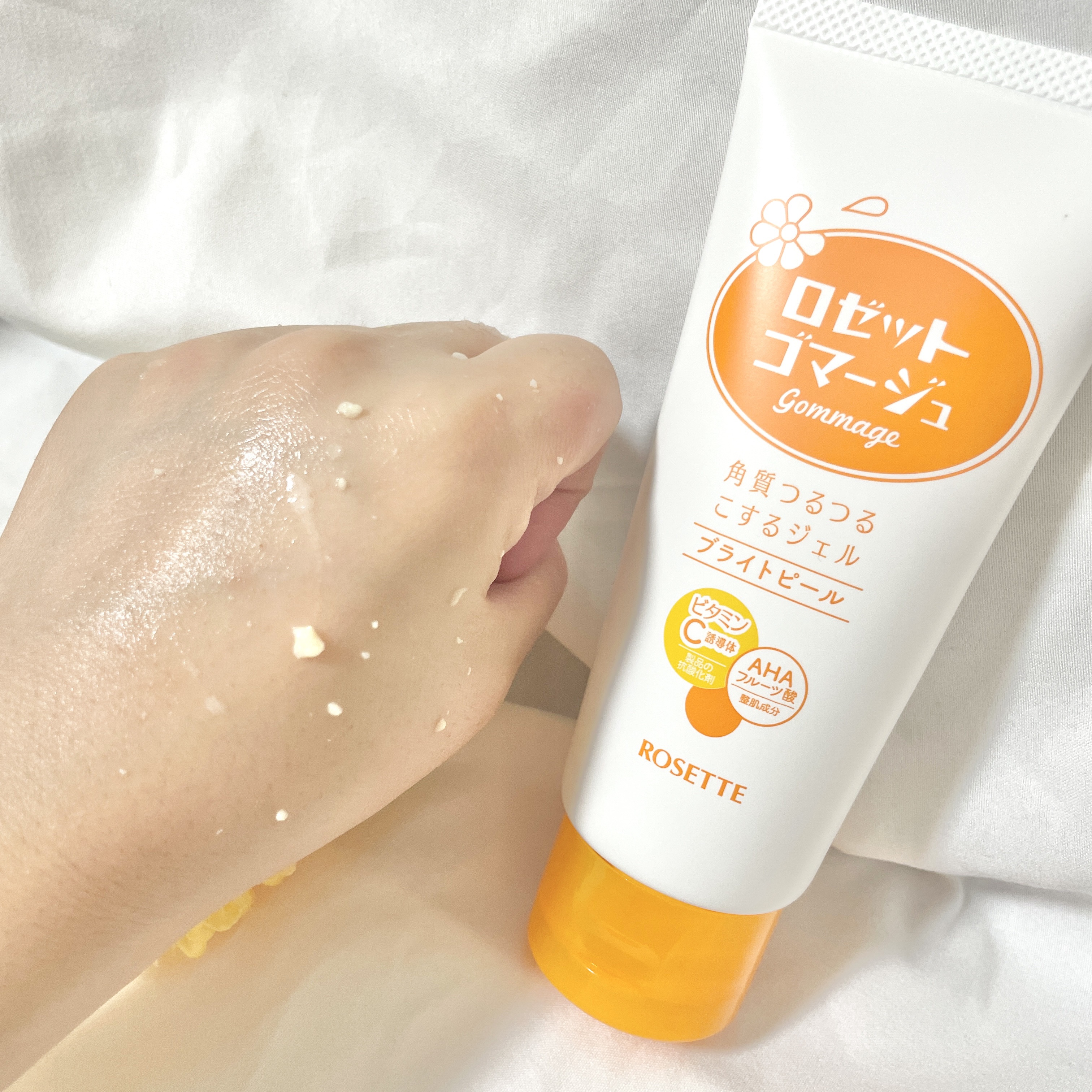 ロゼットゴマージュ ブライトピール ［洗浄料］/ロゼット/スクラブ・ゴマージュを使ったクチコミ（3枚目）