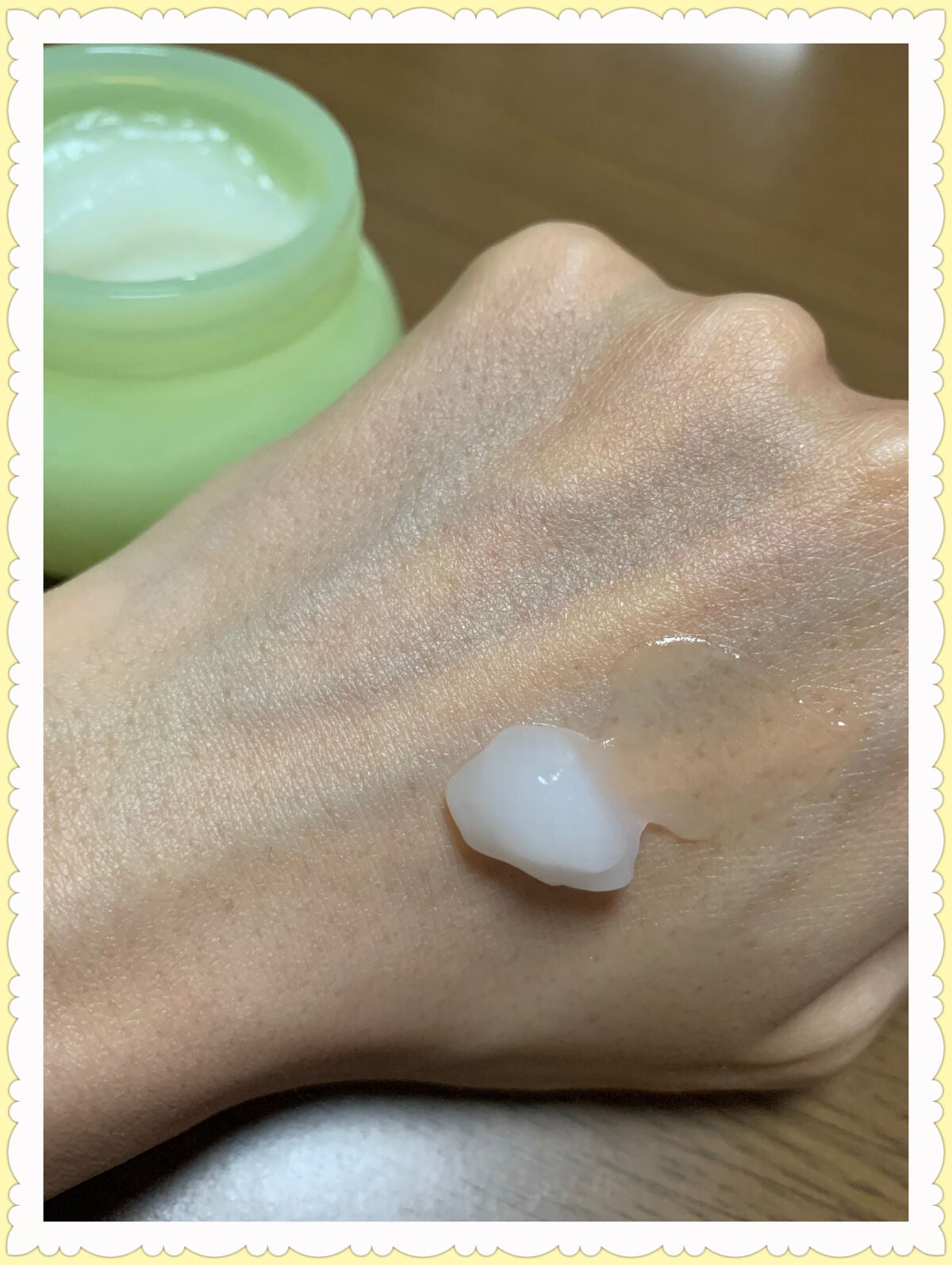 白玉もちウォータークリーム/NUAN/フェイスクリームを使ったクチコミ(3枚目)