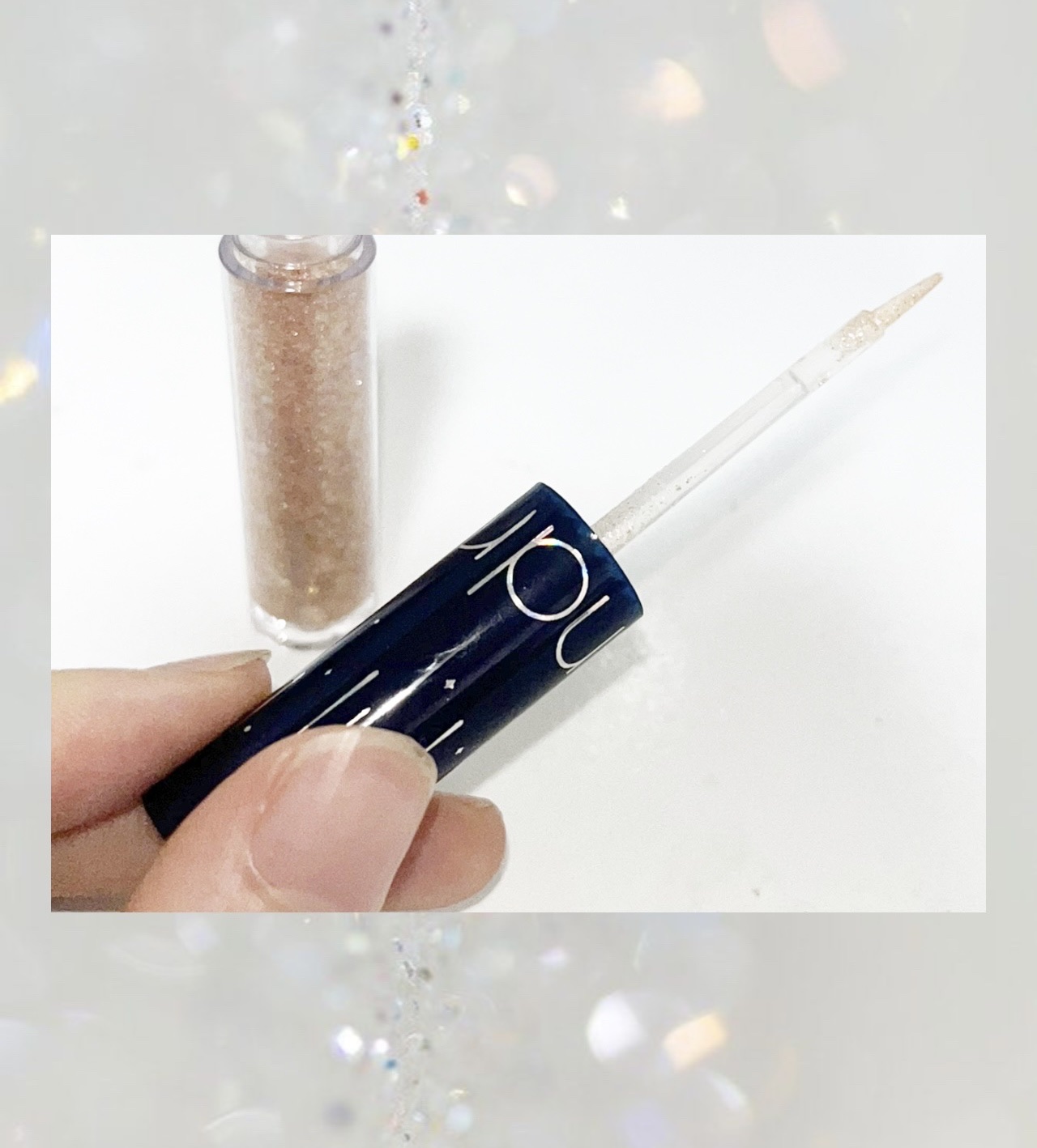 リキッド グリッター シャドウ/rom&nd/グリッターを使ったクチコミ（3枚目）