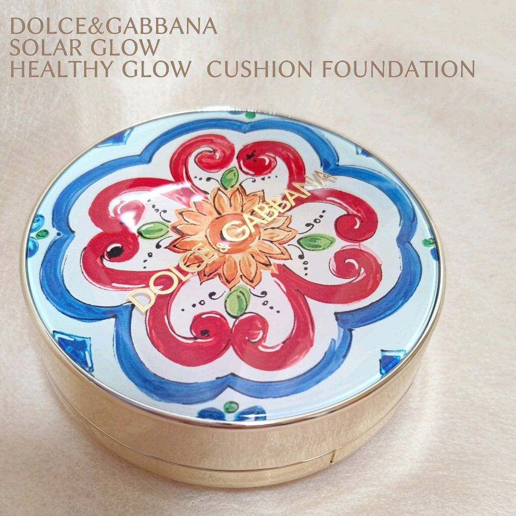 ソーラーグロウ ヘルシーグロウ クッションファンデーション/DOLCE&GABBANA BEAUTY/クッションファンデーションを使ったクチコミ（2枚目）