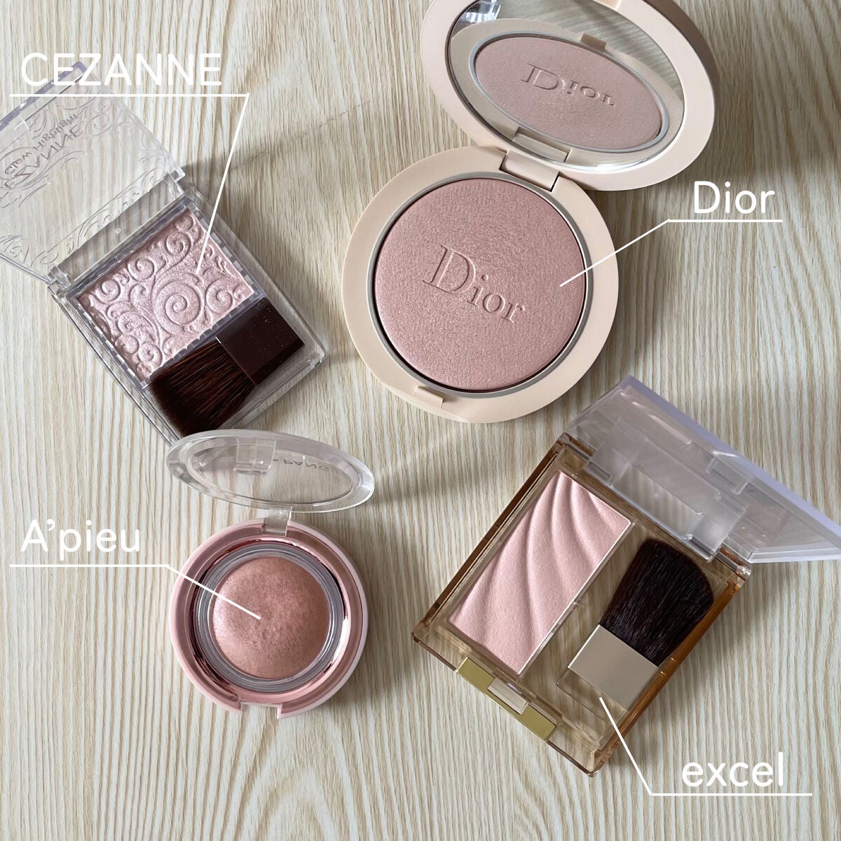 パールグロウハイライト/CEZANNE/パウダーハイライトを使ったクチコミ(2枚目)