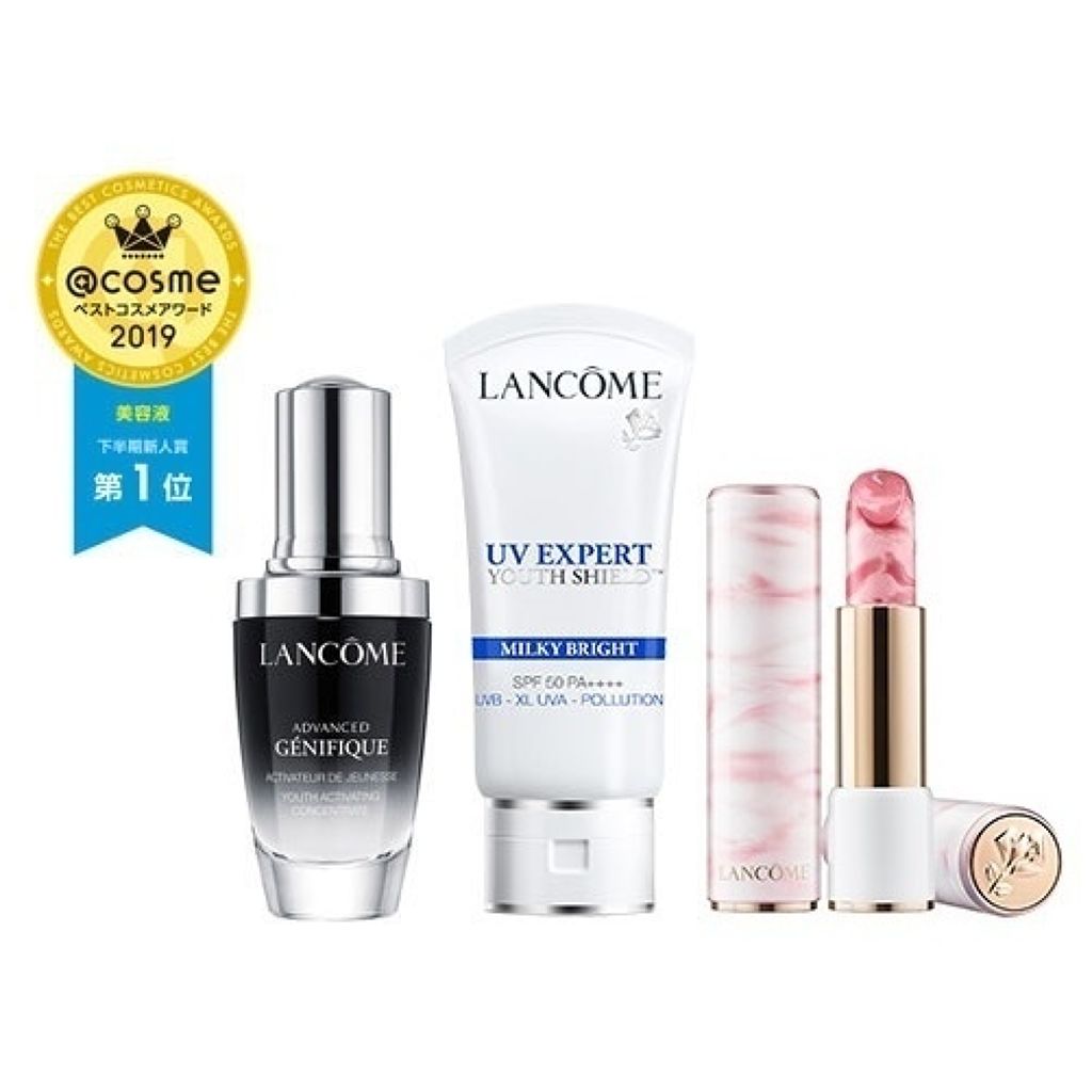 ラプソリュ トーン アップ バーム/LANCOME/口紅を使ったクチコミ（3枚目）