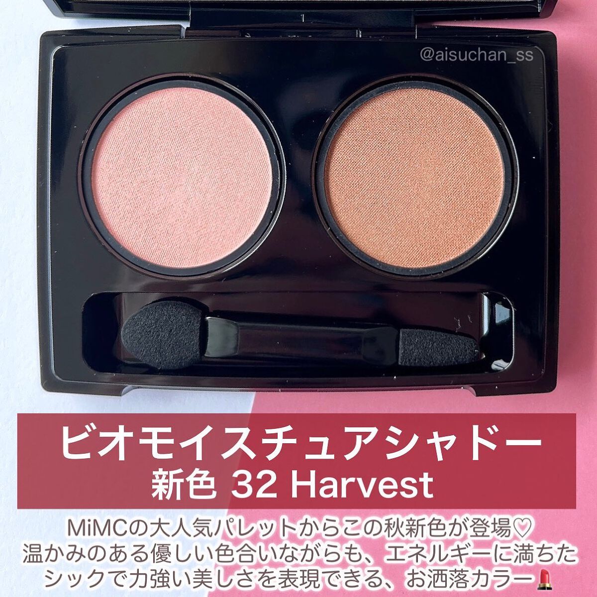 ビオモイスチュアシャドー/MiMC/アイシャドウパレットを使ったクチコミ(3枚目)