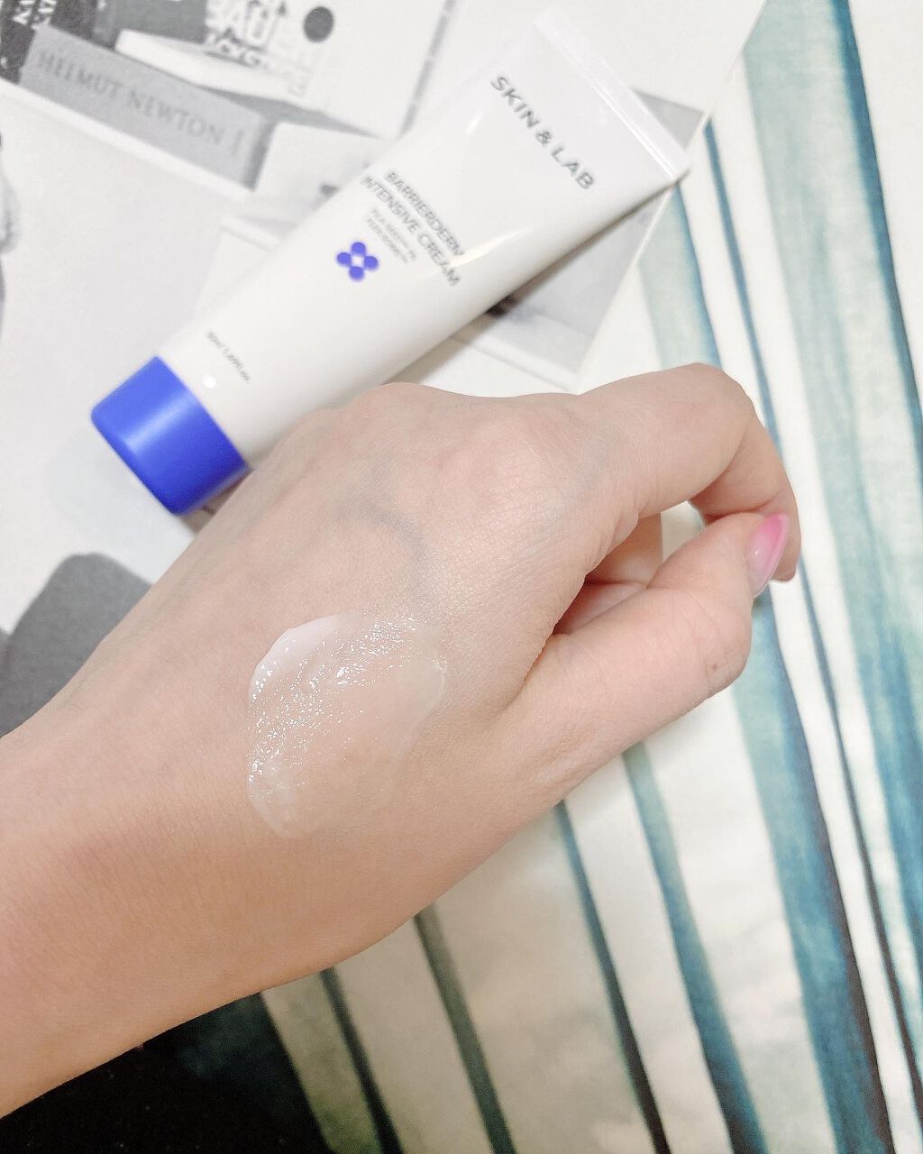 バリアダーム モイストクリーム/SKIN&LAB/フェイスクリームを使ったクチコミ(2枚目)