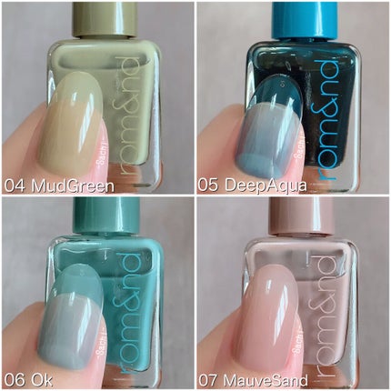 ムードペブルネイル/rom&nd/マニキュアを使ったクチコミ(6枚目)