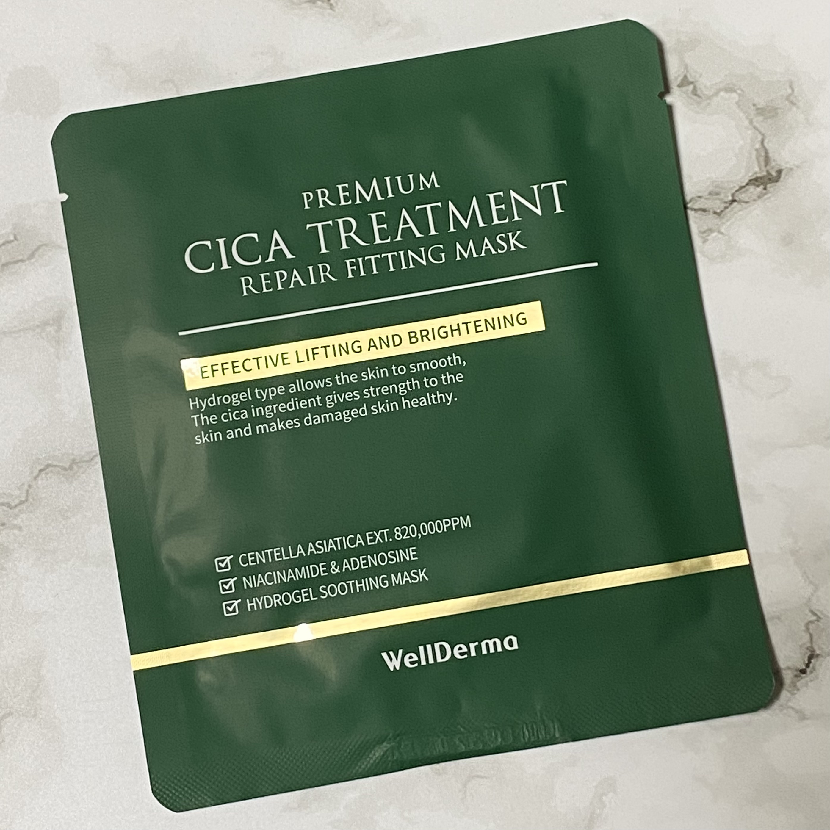 プレミアムシカトリートメントフィッティングマスクパック/WellDerma/シートマスク・パックを使ったクチコミ（1枚目）