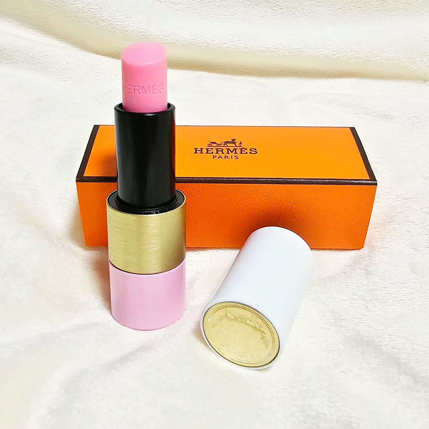 ローズ・エルメス ローズ ア レーヴル/エルメス/口紅を使ったクチコミ（1枚目）