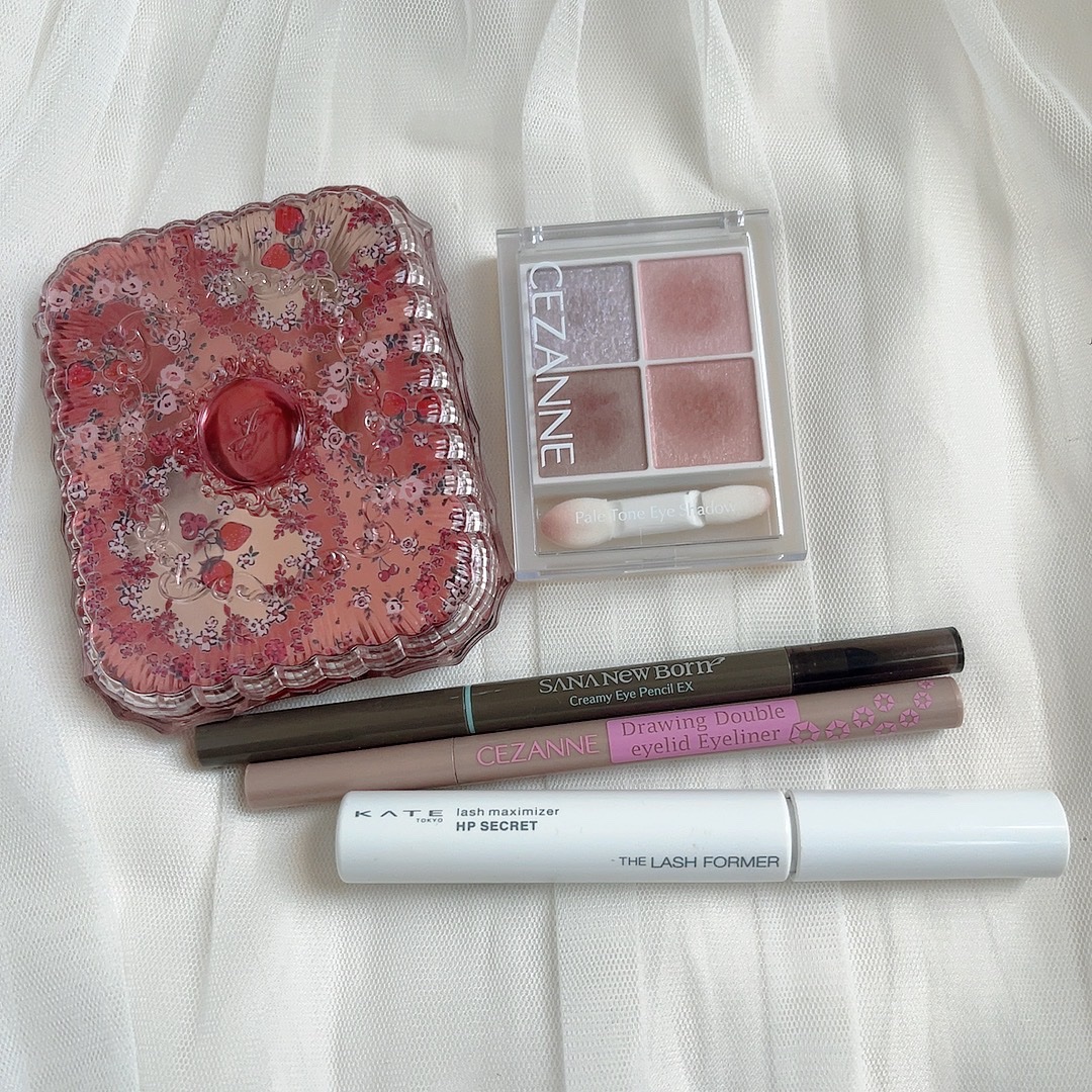 描くふたえアイライナー/CEZANNE/リキッドアイライナーを使ったクチコミ（2枚目）