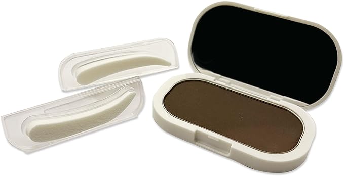 眉のスタンプ ストレート型ブラウン