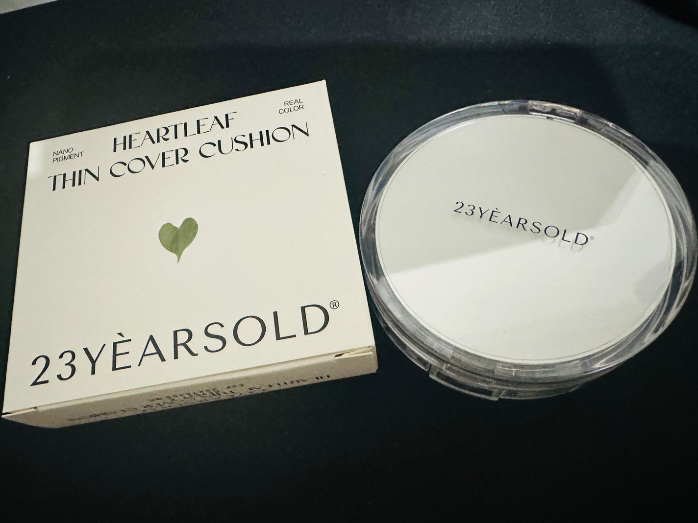 ハートリーフシーンカバークッション/23years old/クッションファンデーションを使ったクチコミ(1枚目)