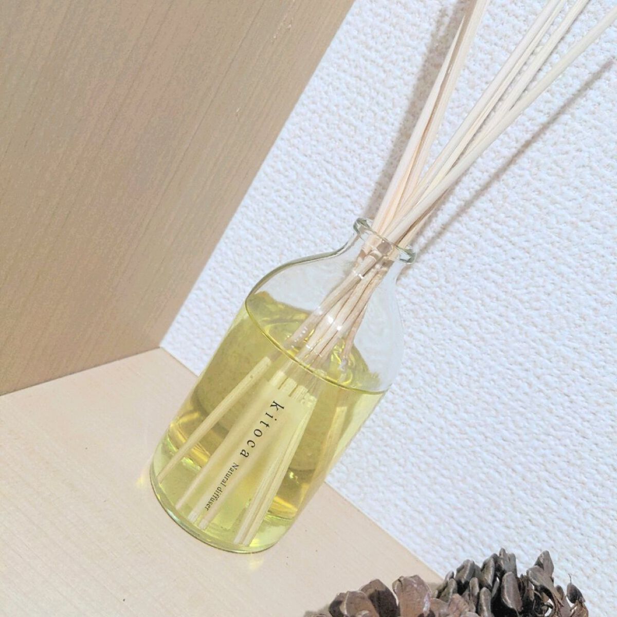 消臭リードディフューザー/Kitoca　木と果/ルームフレグランスを使ったクチコミ（2枚目）