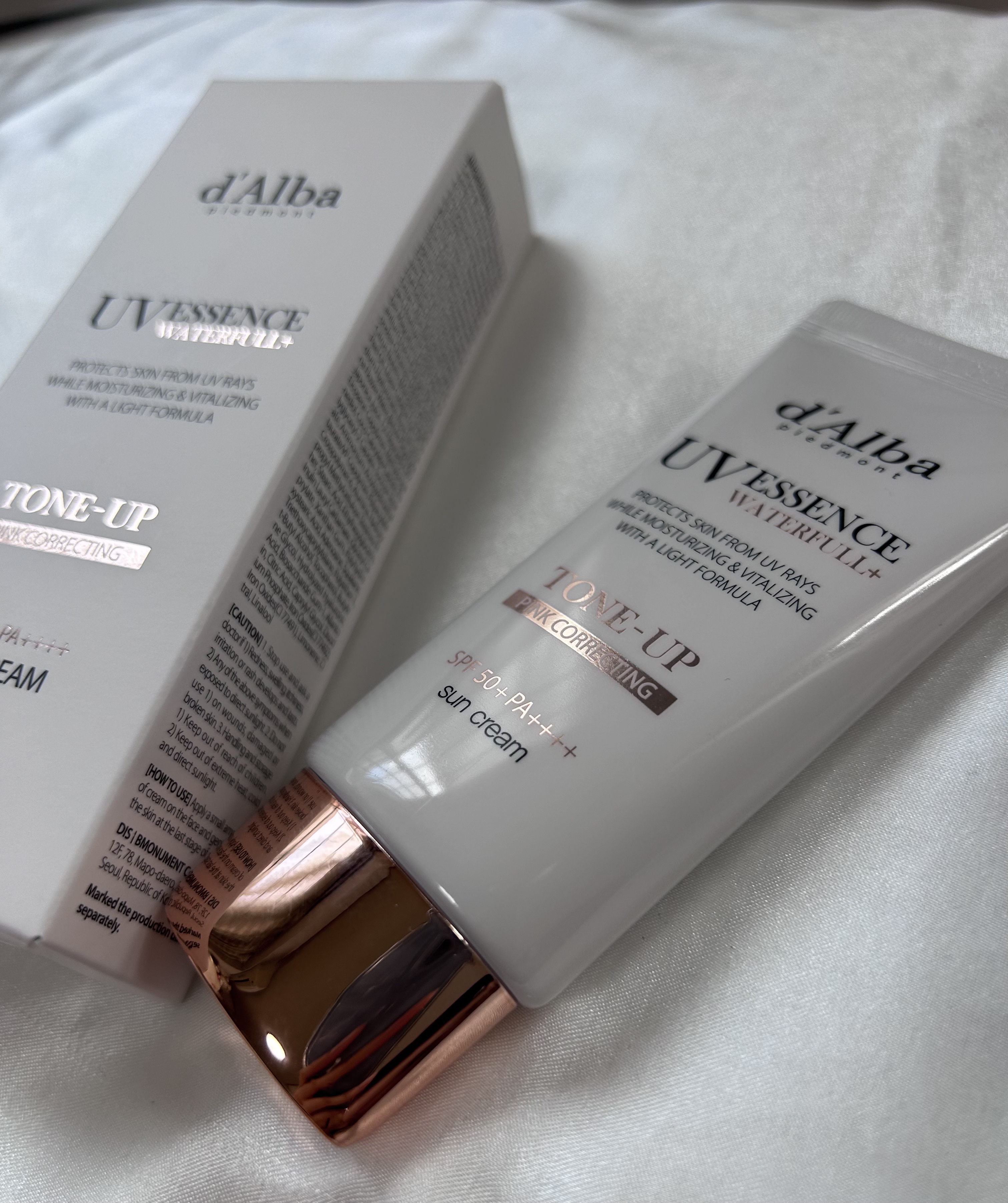 ウォータフルトーンアップサンクリーム/ダルバ/日焼け止めクリームを使ったクチコミ（3枚目）