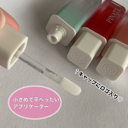 ナチュラルブルームリップオイルセラム 3色セット/PINATE/リップグロスを使ったクチコミ(3枚目)