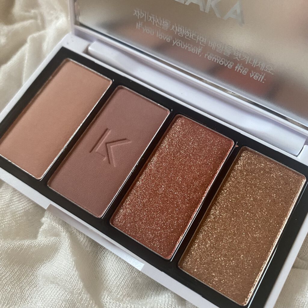 ジャストアイパレット/Laka/アイシャドウパレットを使ったクチコミ（3枚目）