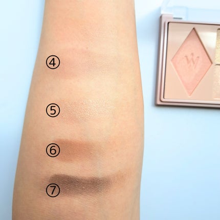 ウォンジョンヨ W デイリームードアップパレット /Wonjungyo/アイシャドウパレットを使ったクチコミ(4枚目)