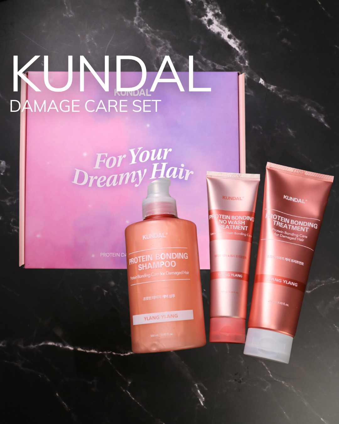 クンダル ダメージケア シャンプー/トリートメント/KUNDAL/市販シャンプーを使ったクチコミ（1枚目）