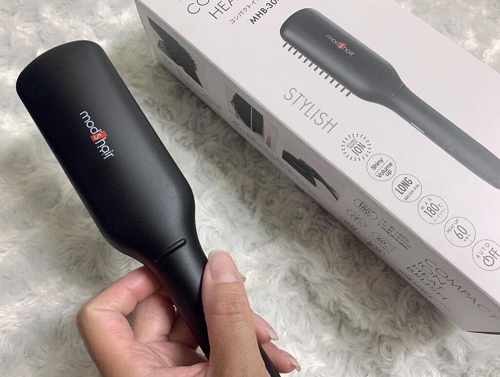 スタイリッシュ コンパクトイオンヒートブラシ MHB-3040-K/mod's hair/ヒートブラシを使ったクチコミ（2枚目）