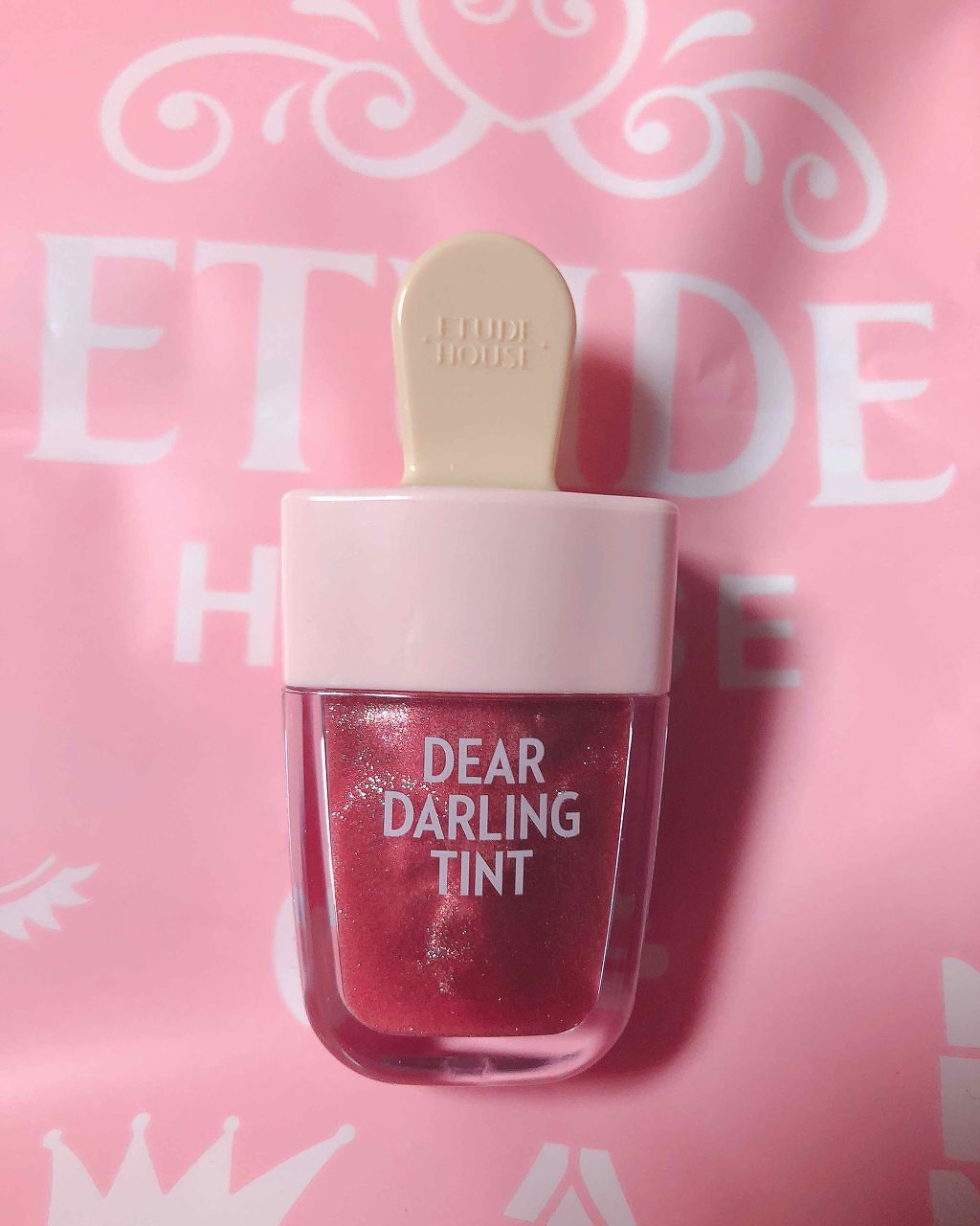 ディアダーリン ウォータージェルティント (アイスティント)/ETUDE/口紅を使ったクチコミ(1枚目)