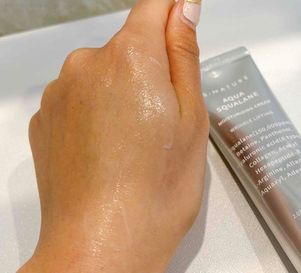 アクアスクワランモイスチャークリーム/S.NATURE/フェイスクリームを使ったクチコミ(6枚目)