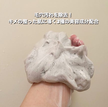 糸引き炭洗顔フォーム/neuder/洗顔フォームを使ったクチコミ(3枚目)