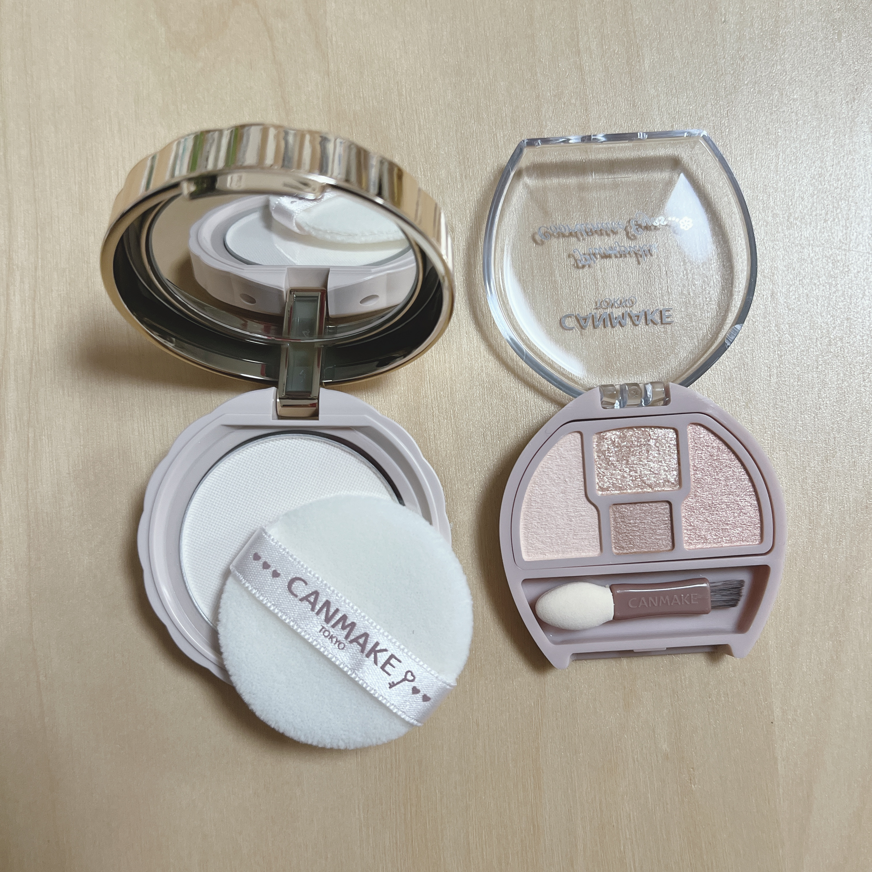 プランぷくコーデアイズ/キャンメイク/パウダーアイシャドウを使ったクチコミ（2枚目）
