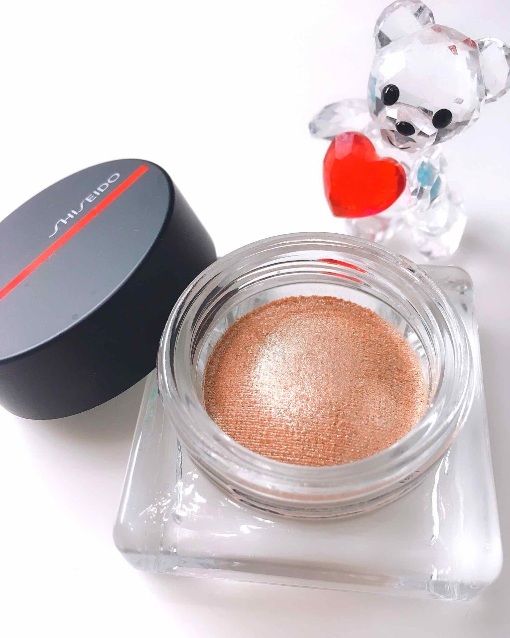 オーラデュウ プリズム/SHISEIDO/単色アイシャドウを使ったクチコミ(2枚目)