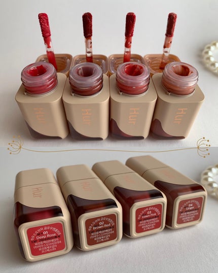 グローアンプルティント/house of HUR/リップティントを使ったクチコミ(4枚目)