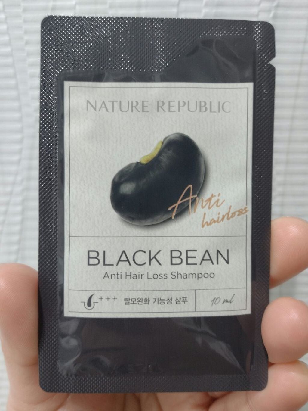 ブラックビーン ヘアシャンプー/ネイチャーリパブリック/市販シャンプーを使ったクチコミ(1枚目)