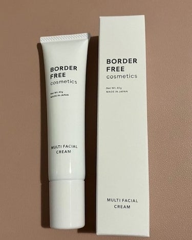 マルチフェイシャルクリーム/BORDER FREE cosmetics/フェイスクリームを使ったクチコミ（1枚目）