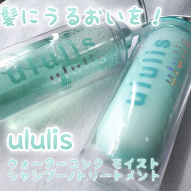 ウォーターコンク モイストシャンプー/ヘアトリートメント/ululis/シャンプー・コンディショナーを使ったクチコミ（1枚目）