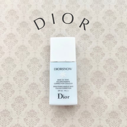 【旧】スノー メイクアップ ベース UV35 SPF35/PA+++/Dior/化粧下地を使ったクチコミ(1枚目)