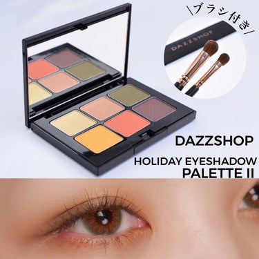 2021 HOLIDAY COLLECTION HOLIDAY EYESHADOW PALETTE/DAZZSHOP/パウダーアイシャドウを使ったクチコミ（1枚目）