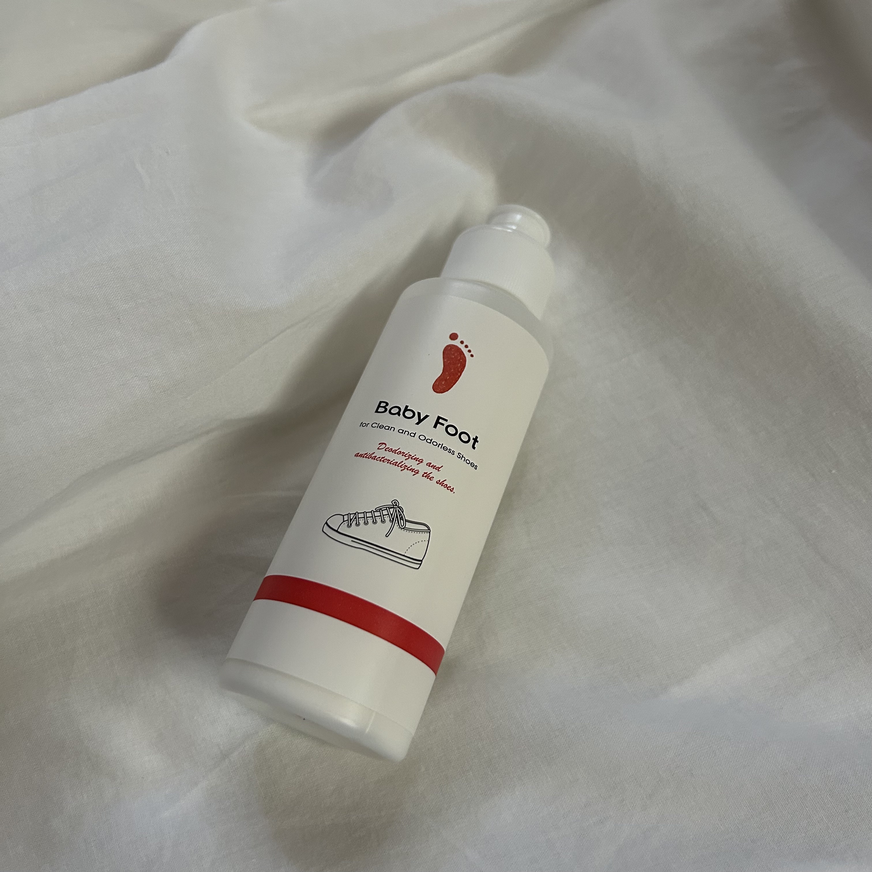 靴の消臭除菌パウダー/ベビーフット/レッグ・フットケアを使ったクチコミ（1枚目）