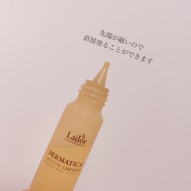 La'dor ダーマティカルアクティブアンプルのクチコミ「月に1度のスペシャルヘアケア♡

⸜✿⸝‍

LADOR
ダーマティカルアクティブアンプル

.....」（2枚目）