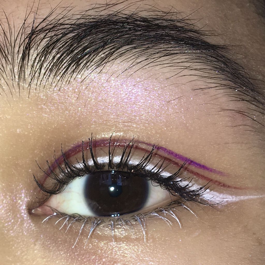 カラーマスカラ/crayontouch-me/マスカラ下地を使ったクチコミ（2枚目）