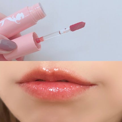 アピュー ジューシーパン スパークリングティント/A’pieu/口紅を使ったクチコミ(4枚目)