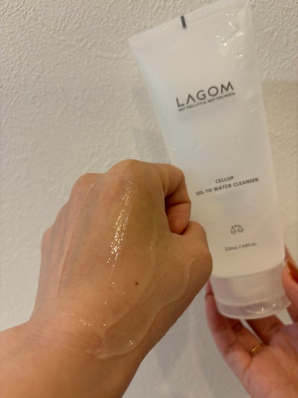 ラゴム ジェルトゥウォーター クレンザー(朝用洗顔)/LAGOM /その他洗顔料を使ったクチコミ(3枚目)