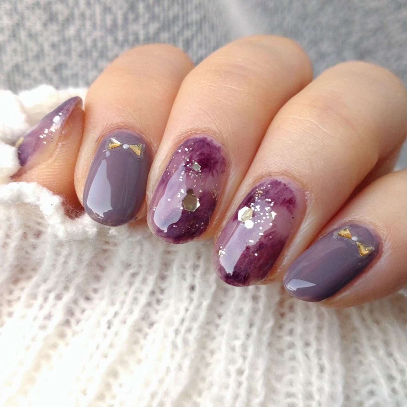 ミルクティ on LIPS 「✴✴CANMAKEのお気に入り紫を3色使ってます💜✨✴ニュアン..」(3枚目)