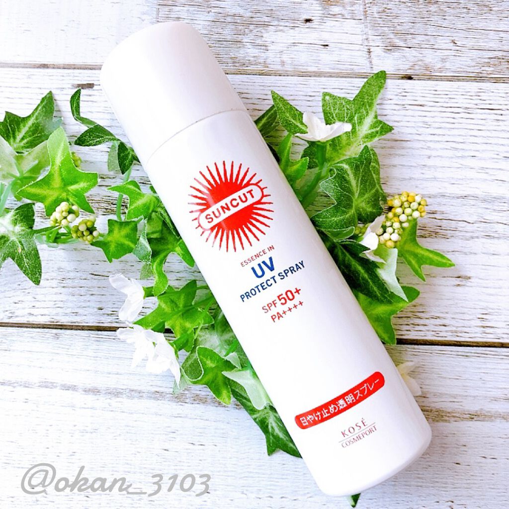 日やけ止め透明スプレー 無香料/サンカット®/日焼け止めミスト・スプレーを使ったクチコミ(1枚目)