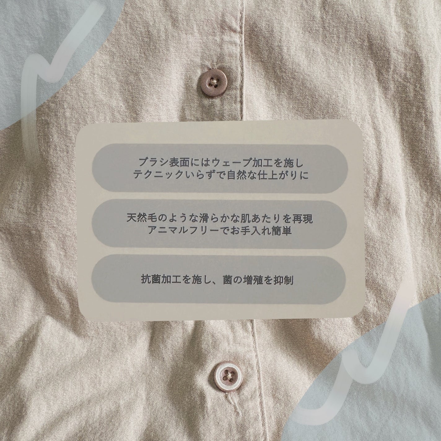 パウダーブラシ/and us/メイクブラシを使ったクチコミ(3枚目)