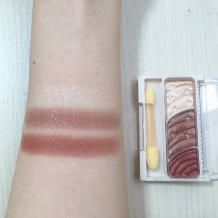 トーンアップアイシャドウ/CEZANNE/アイシャドウパレットを使ったクチコミ(3枚目)