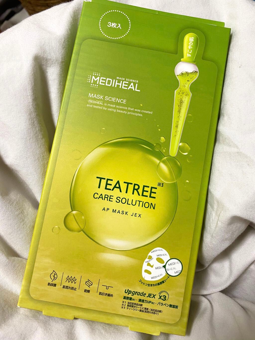 ティーツリーケアソリューション アンプルマスクJEX/MEDIHEAL/シートマスク・パックを使ったクチコミ(1枚目)