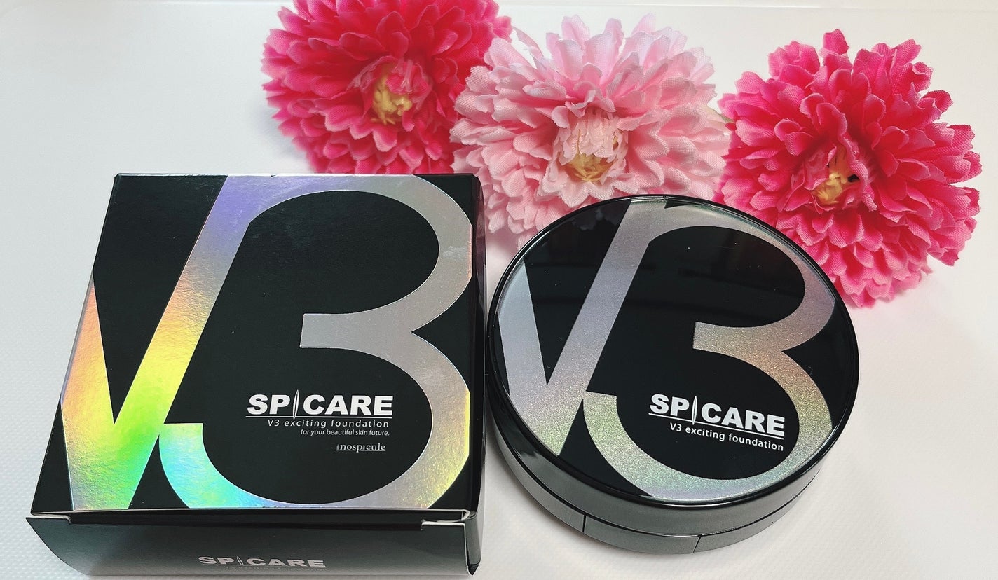 V3 エキサイティングファンデーション/SPICARE/クッションファンデーションを使ったクチコミ(1枚目)
